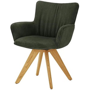 Wohnwert Armlehnstuhl  Stella ¦ grün ¦ Maße (cm): B: 61 H: 87 T: 62.0