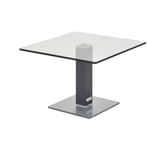 Wohnwert Beistelltisch Quatro - grau - Materialmix - 50 cm - 43,5 cm | Möbel Kraft