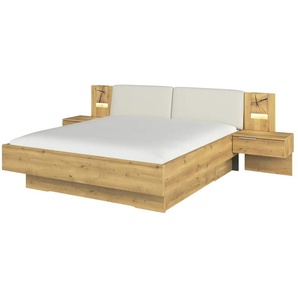 Wohnwert Bettanlage Mercura - holzfarben - Materialmix | Möbel Kraft