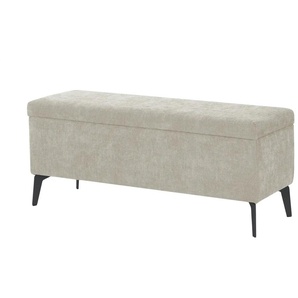 Wohnwert Bettbank mit Stauraum Dormian - beige - Materialmix - 122 cm - 52,5 cm - cm 42,0 | Möbel Kraft