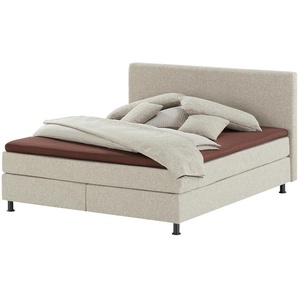 Wohnwert Boxspringbett  Dormian Boro ¦ grau ¦ Maße (cm): B: 180 H: 112