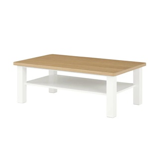 Wohnwert Couchtisch Libro plus - weiß - Materialmix - 70 cm - 45 cm | Möbel Kraft