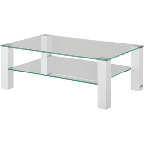 Wohnwert Couchtisch Quatro ¦ weiß ¦ Maße (cm): B: 70 H: 41,5