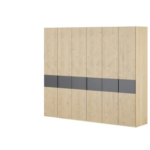 Wohnwert Drehtürenschrank  Korsika ¦ holzfarben ¦ Maße (cm): B: 269,2 H: 229,4 T: 59.5