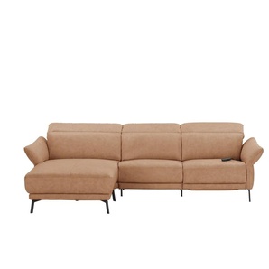 Wohnwert Ecksofa Leder Bellana - braun - Materialmix - 291 cm - 101 cm - cm 176,0 | Möbel Kraft
