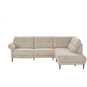 Wohnwert Ecksofa  Maya ¦ beige ¦ Maße (cm): B: 268 H: 91 T: 221.0