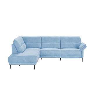 Wohnwert Ecksofa  Maya ¦ blau ¦ Maße (cm): B: 268 H: 91 T: 221.0