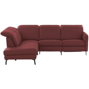 Wohnwert Ecksofa  Monja ¦ rot ¦ Maße (cm): B: 279 H: 105 T: 220.0