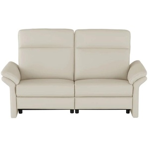 Wohnwert Einzelsofa Leder Mayla ¦ beige ¦ Maße (cm): B: 194 H: 109 T: 96.0