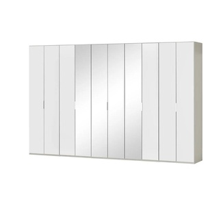 Wohnwert Falttürenschrank Forum - grau - Materialmix - 375 cm - 216 cm - cm 58,0 | Möbel Kraft
