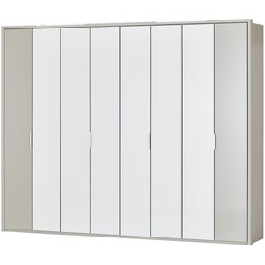 Wohnwert Falttürenschrank  Serie Forum - grau - Materialmix - 306,4 cm - 240 cm - 58 cm | Möbel Kraft