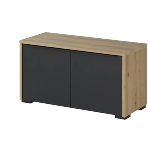 Wohnwert Garderobenbank Arca - grau - Materialmix - 81 cm - 43 cm - cm 34,0 | Möbel Kraft