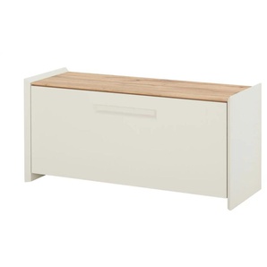 Wohnwert Garderobenbank Azzura - creme - Materialmix - 97 cm - 46 cm - cm 35,0 | Möbel Kraft