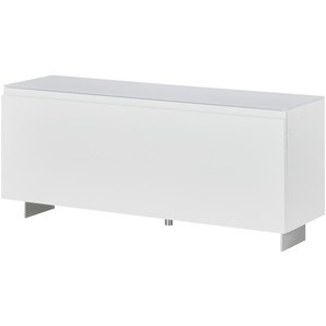 Wohnwert Garderobenbank  Nicolo - weiß - Materialmix - 110 cm - 49 cm - 33 cm | Möbel Kraft