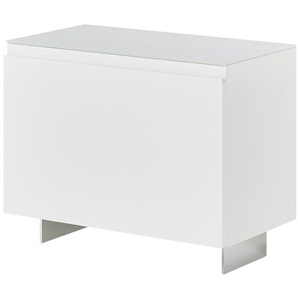 Wohnwert Garderobenbank  Nicolo - weiß - Materialmix - 60 cm - 49 cm - 33 cm | Möbel Kraft