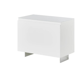 Wohnwert Garderobenbank Nicolo - weiß - Materialmix - 60 cm - 49 cm - cm 33,0 | Möbel Kraft