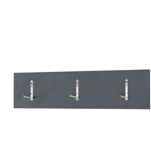 Wohnwert Garderobenleiste  Nicolo ¦ grau ¦ MDF-Platte ¦ Maße (cm): B: 100 H: 25 T: 3.0