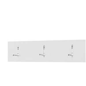 Wohnwert Garderobenleiste  Nicolo ¦ weiß ¦ MDF-Platte ¦ Maße (cm): B: 100 H: 25 T: 3.0