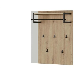 Wohnwert Garderobenpaneel  Arca ¦ holzfarben ¦ Holzwerkstoff,Glas ¦ Maße (cm): B: 81 H: 93 T: 26.0