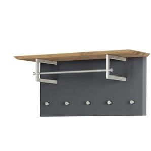 Wohnwert Garderobenpaneel  Azzura ¦ grau ¦ MDF-Platte ¦ Maße (cm): B: 93 H: 42 T: 31.0