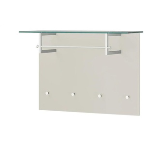 Wohnwert Garderobenpaneel   Helen  ¦ creme ¦ MDF-Platte ¦ Maße (cm): B: 93 H: 64 T: 29.0
