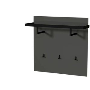 Wohnwert Garderobenpaneel  Leo  ¦ grau ¦ MDF-Platte ¦ Maße (cm): B: 93 H: 88 T: 25.0