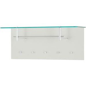 Wohnwert Garderobenpaneel  Nicolo ¦ creme ¦ MDF-Platte,Glas ¦ Maße (cm): B: 102 H: 41 T: 32.5