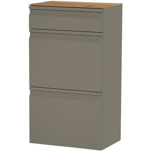 Wohnwert Hängeschrank  Leo ¦ grau ¦ Maße (cm): B: 53 H: 94 T: 36.0