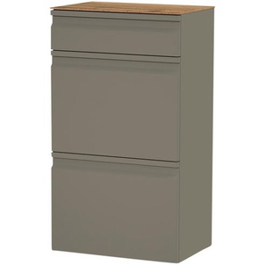 Wohnwert Hängeschrank  Leo ¦ grau ¦ Maße (cm): B: 53 H: 94 T: 36.0