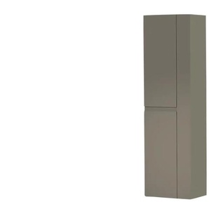 Wohnwert Hängeschrank  Leo ¦ grau ¦ Maße (cm): B: 52 H: 182 T: 36.0