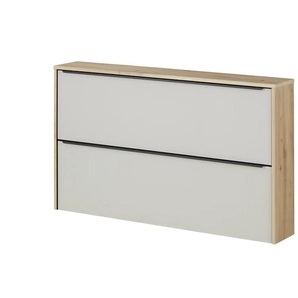 Wohnwert Hängeschuhschrank Arca - creme - Materialmix - 137 cm - 80 cm - cm 23,0 | Möbel Kraft