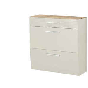 Wohnwert Hängeschuhschrank Helen - creme - Materialmix - 93 cm - 94 cm - cm 36,0 | Möbel Kraft