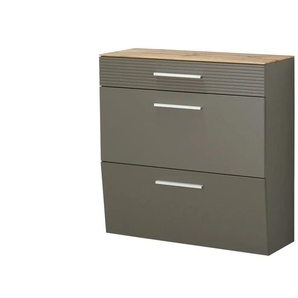 Wohnwert Hängeschuhschrank  Helen ¦ grau ¦ Maße (cm): B: 93 H: 94 T: 36.0