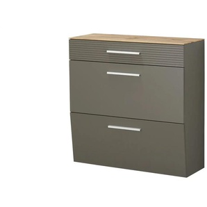 Wohnwert Hängeschuhschrank  Helen  ¦ grau ¦ Maße (cm): B: 93 H: 94 T: 36.0