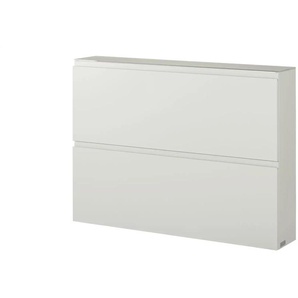 Wohnwert Hängeschuhschrank Nicolo - creme - Materialmix - 110 cm - 81 cm - cm 22,0 | Möbel Kraft