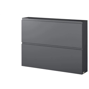 Wohnwert Hängeschuhschrank  Nicolo ¦ grau ¦ Maße (cm): B: 110 H: 81 T: 22.0