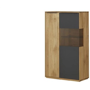 Wohnwert Highboard Rhodos - holzfarben - Materialmix - 85 cm - 141 cm - cm 40,0 | Möbel Kraft