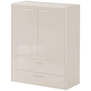 Wohnwert Kombikommode  Cantara ¦ grau ¦ Maße (cm): B: 94,4 H: 118,9 T: 42,4
