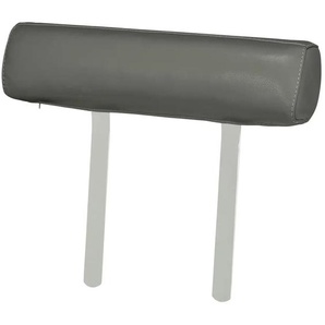 Wohnwert Kopfstütze aus Echtleder Amarena - grau - Materialmix - 62 cm - 15 cm - cm 15,0 | Möbel Kraft