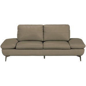 Wohnwert Ledersofa  Amarena ¦ braun ¦ Maße (cm): B: 196 H: 81 T: 96.0