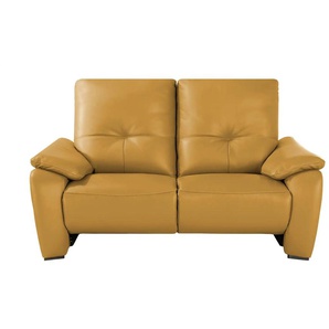 Wohnwert Ledersofa Halina - gelb - Materialmix - 169 cm - 98 cm - cm 98,0 | Möbel Kraft