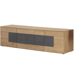 Wohnwert Lowboard  Ardesia - holzfarben - Materialmix - 220 cm - 59 cm - 52 cm | Möbel Kraft