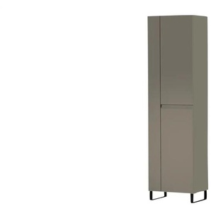 Wohnwert Mehrzweckschrank - grau - Materialmix - 52 cm - 192 cm - cm 36,0 | Möbel Kraft