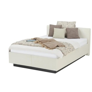 Wohnwert Polsterbett Tauris 2.0 - creme - Materialmix - 150 cm - 85 cm | Möbel Kraft