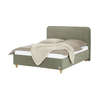 Wohnwert Polsterbett Tauris 2.0 - grün - Materialmix - 190 cm - 116 cm | Möbel Kraft