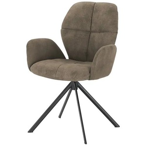 Wohnwert Polsterstuhl  Luisa ¦ braun ¦ Maße (cm): B: 62 H: 90 T: 60.0