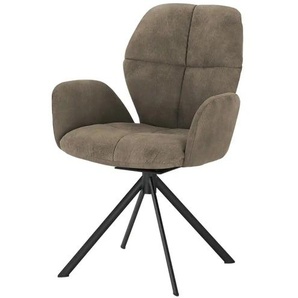 Wohnwert Polsterstuhl  Luisa ¦ braun ¦ Maße (cm): B: 62 H: 90 T: 60.0