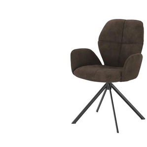 Wohnwert Polsterstuhl  Luisa ¦ braun ¦ Maße (cm): B: 62 H: 90 T: 60.0