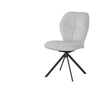 Wohnwert Polsterstuhl Luisa ¦ grau ¦ Maße (cm): B: 50 H: 90 T: 60.0