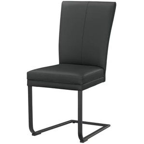 Wohnwert Polsterstuhl Mia - schwarz - Materialmix - 44 cm - 98 cm - cm 58,0 | Möbel Kraft